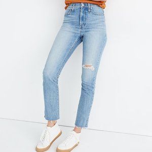 MADEWELL The Perfect Vintage Jean in Rosabelle Wash: Comfort Stretch Edition